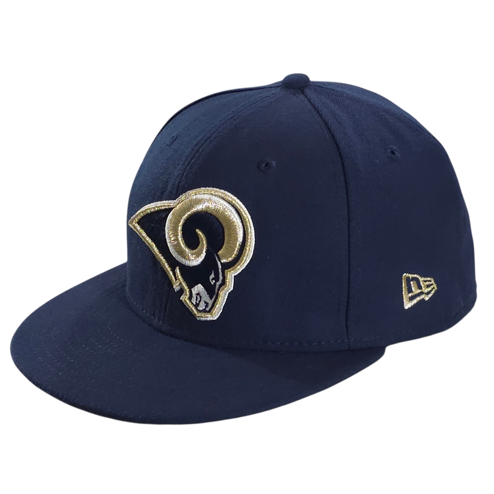 New Era 59FIFTY Los Angeles Rams Flat Brim Fitted Hat Men's 7 1\2